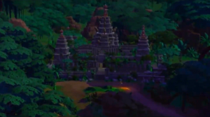 Sims 4 screenshot of Terah village