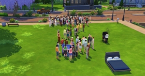 Extra sims on a lot