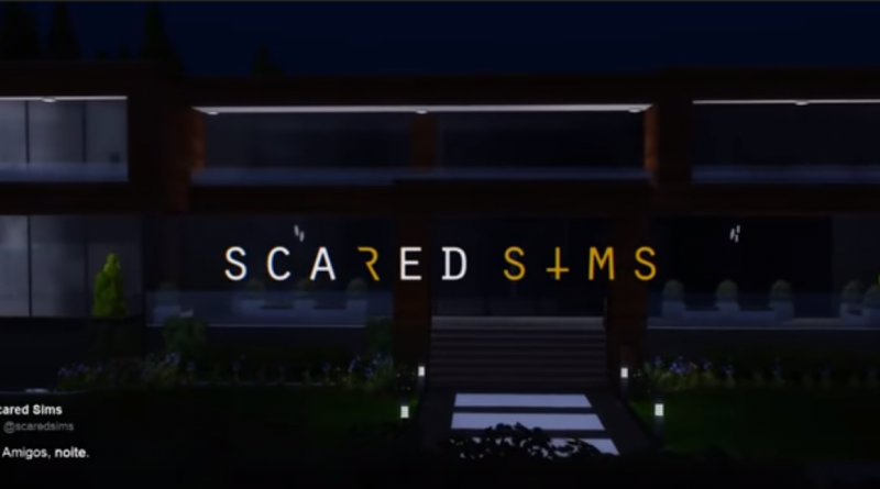 Scared Sims splash